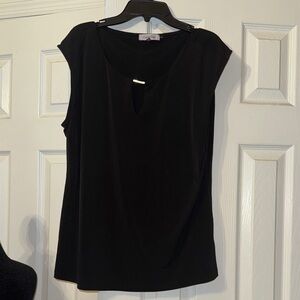 Calvin Klein Black Sleeveless Blouse